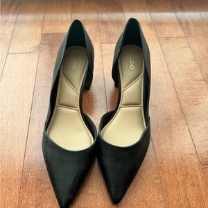 ALDO Black Pointed Toe Heels
